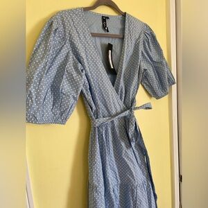 ASOS Polka Dot Wrap Dress